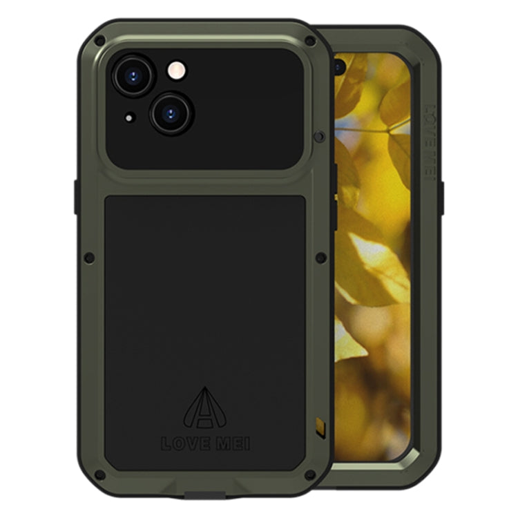 LOVE MEI Metal Shockproof Life Waterproof Dustproof Phone Case, For iPhone 16 Pro Max, For iPhone 16 Pro, For iPhone 16, For iPhone 15 Pro Max, For iPhone 15 Pro, For iPhone 15 Plus, For iPhone 15