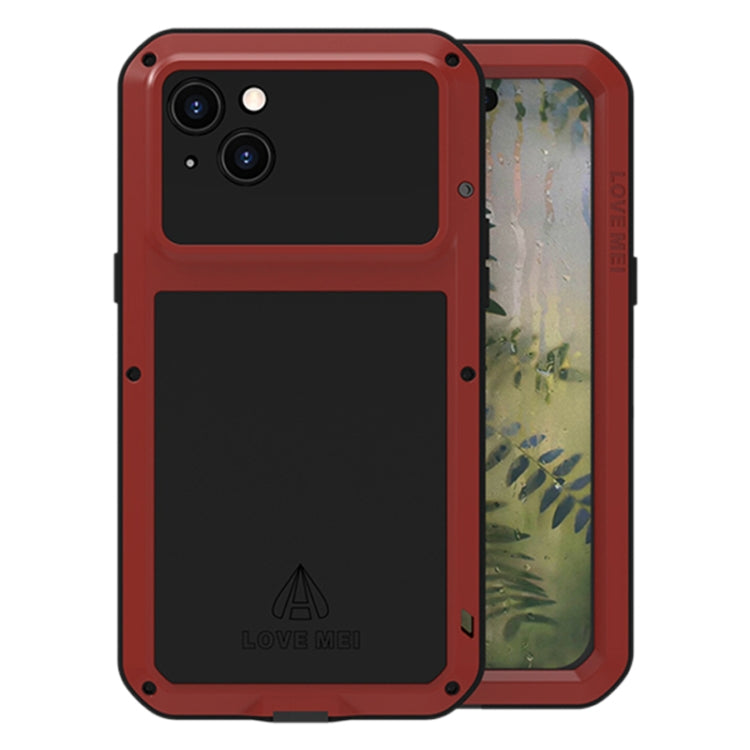 LOVE MEI Metal Shockproof Life Waterproof Dustproof Phone Case, For iPhone 16 Pro Max, For iPhone 16 Pro, For iPhone 16, For iPhone 15 Pro Max, For iPhone 15 Pro, For iPhone 15 Plus, For iPhone 15