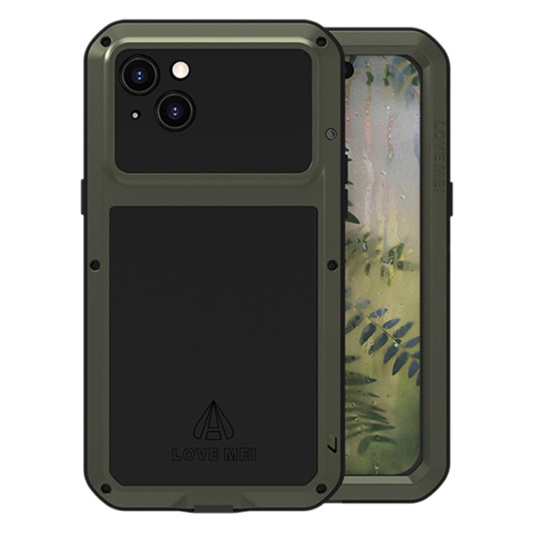 LOVE MEI Metal Shockproof Life Waterproof Dustproof Phone Case, For iPhone 16 Pro Max, For iPhone 16 Pro, For iPhone 16, For iPhone 15 Pro Max, For iPhone 15 Pro, For iPhone 15 Plus, For iPhone 15