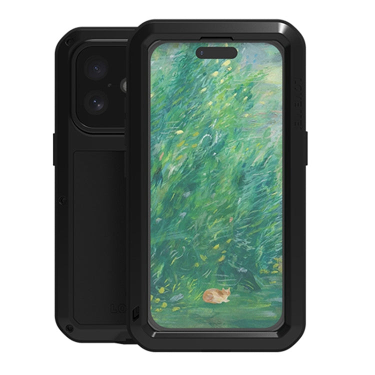 LOVE MEI Metal Shockproof Life Waterproof Dustproof Phone Case, For iPhone 16 Pro Max, For iPhone 16 Pro, For iPhone 16, For iPhone 15 Pro Max, For iPhone 15 Pro, For iPhone 15 Plus, For iPhone 15