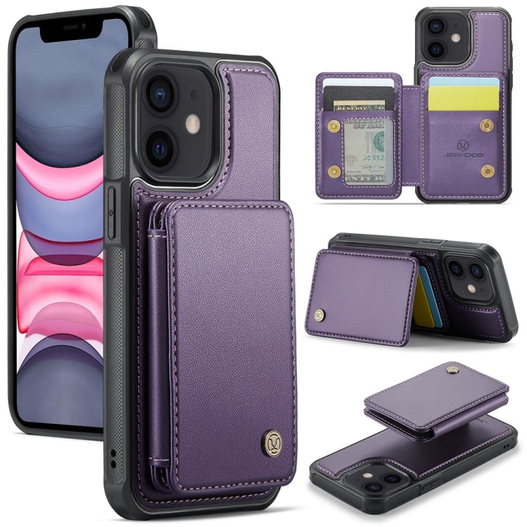JEEHOOD J05 Business Magnetic Style RFID Leather Phone Case, For iPhone 11 Pro Max, For iPhone 11, For iPhone 11 Pro, For iPhone X / XS, For iPhone 8 Plus / 7 Plus / 6 Plus