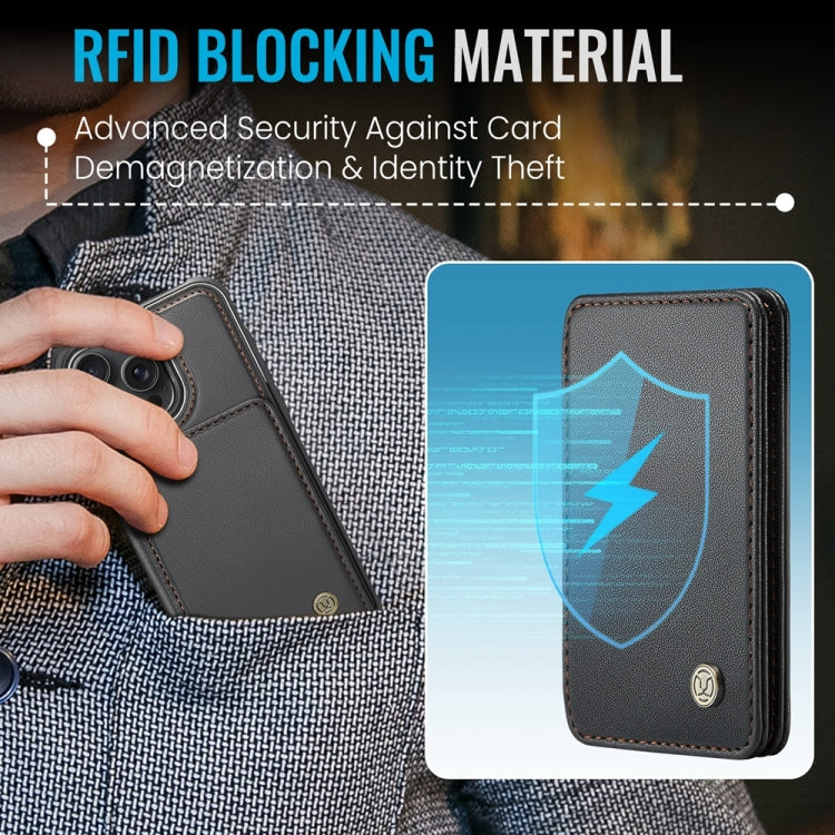 JEEHOOD J05 Business Magnetic Style RFID Leather Phone Case, For iPhone 11 Pro Max, For iPhone 11, For iPhone 11 Pro, For iPhone X / XS, For iPhone 8 Plus / 7 Plus / 6 Plus