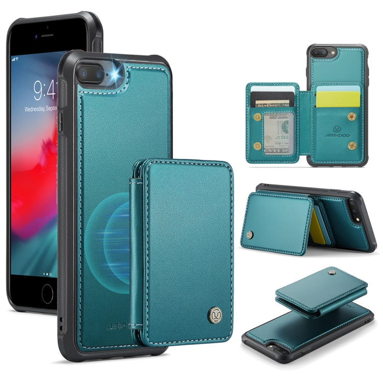 JEEHOOD J05 Business Magnetic Style RFID Leather Phone Case, For iPhone 11 Pro Max, For iPhone 11, For iPhone 11 Pro, For iPhone X / XS, For iPhone 8 Plus / 7 Plus / 6 Plus