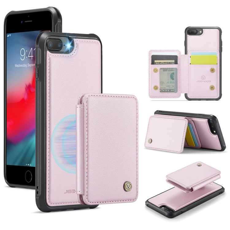 JEEHOOD J05 Business Magnetic Style RFID Leather Phone Case, For iPhone 11 Pro Max, For iPhone 11, For iPhone 11 Pro, For iPhone X / XS, For iPhone 8 Plus / 7 Plus / 6 Plus