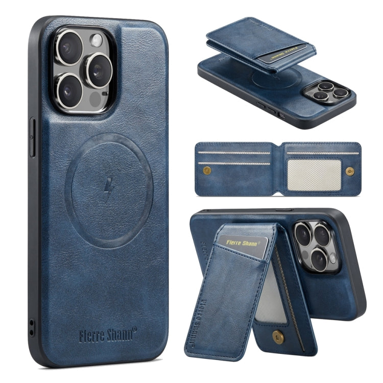 Fierre Shann Cowhide Vertical Flip Magnetic Card Holder Phone Case, For iPhone 16, For iPhone 15 Pro Max, For iPhone 15 Pro, For iPhone 14 Pro, For iPhone 14 Pro Max, For iPhone SE 2022 / SE 2020 / 8 / 7, For iPhone 13 Pro Max, For iPhone 13 Pro