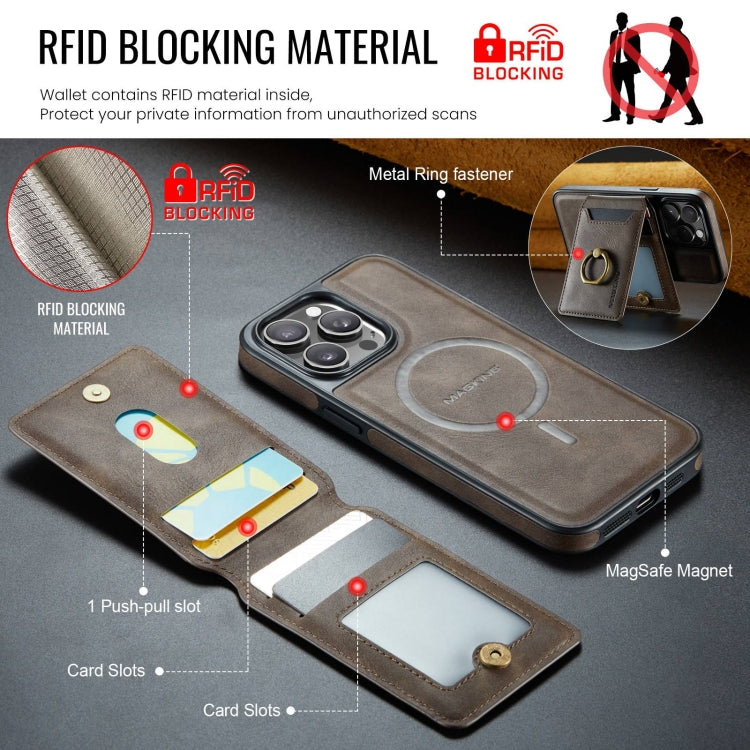 MAGKING K1 MagSafe Detachable Wallet RFID Back Cover Phone Case