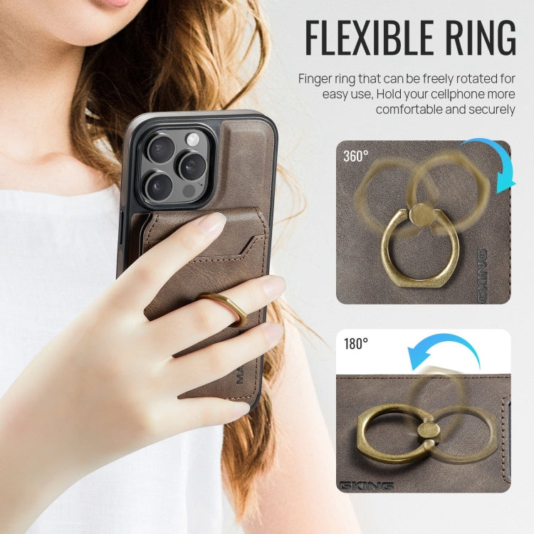 MAGKING K1 MagSafe Detachable Wallet RFID Back Cover Phone Case