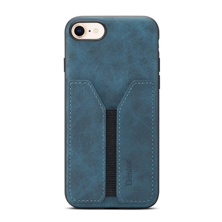 Denior D07 DV Elastic Card Slot PU Back Cover Phone Case, For iPhone 17 Pro Max, For iPhone 17 Pro, For iPhone 17, For iPhone 17 Air, For iPhone 16e, For iPhone 16 Pro Max, For iPhone 16 Pro, For iPhone 16 Plus, For iPhone 16