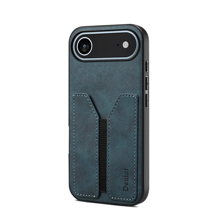 Denior D07 DV Elastic Card Slot PU Back Cover Phone Case, For iPhone 17 Pro Max, For iPhone 17 Pro, For iPhone 17, For iPhone 17 Air, For iPhone 16e, For iPhone 16 Pro Max, For iPhone 16 Pro, For iPhone 16 Plus, For iPhone 16