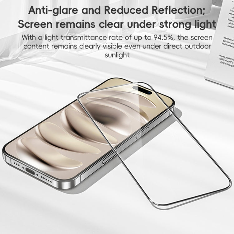 Benks King Kong Series Corning AR Antireflective Tempered Glass Film, For iPhone 16 Pro Max, For iPhone 16 Pro, For iPhone 16 Plus, For iPhone 16
