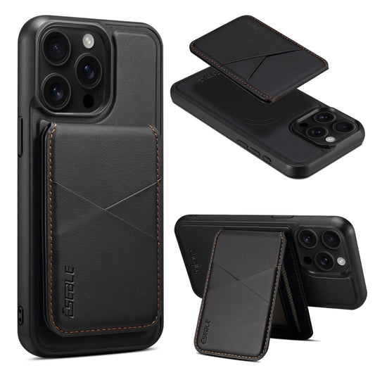 ESEBLE E3 Plain Texture Card Slots MagSafe RFID Leather Case, For iPhone 16 Pro Max, For iPhone 16 Pro, For iPhone 16 Plus, For iPhone 16, For iPhone 15 Pro Max, For iPhone 15 Pro, For iPhone 15 Plus / 14 Plus, For iPhone 15, For iPhone 14 / 13��������...