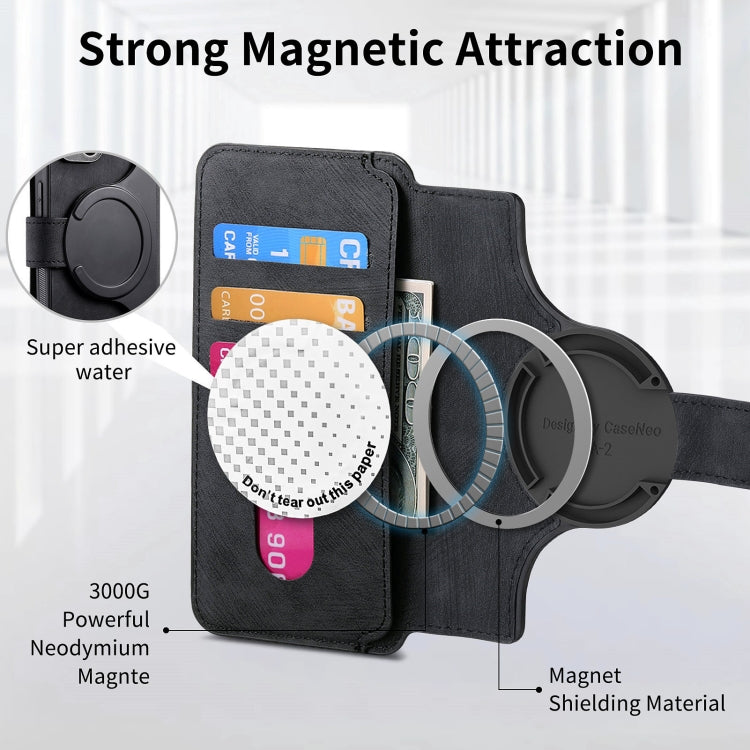 CaseNeo MagSafe RFID Anti-theft Retro Leather Phone Case