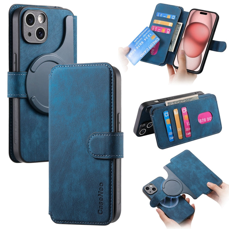 CaseNeo MagSafe RFID Anti-theft Retro Leather Phone Case