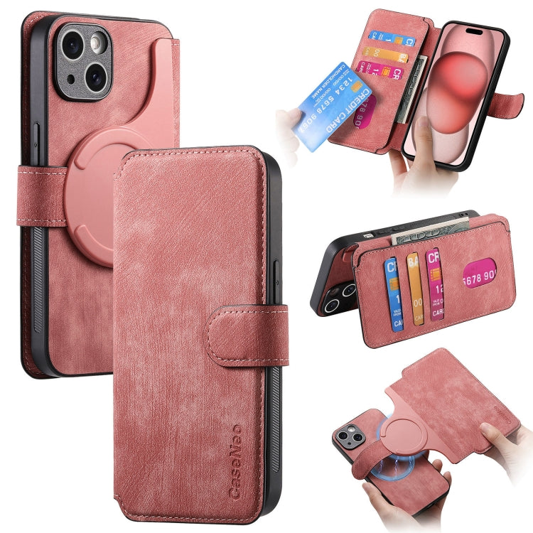 CaseNeo MagSafe RFID Anti-theft Retro Leather Phone Case