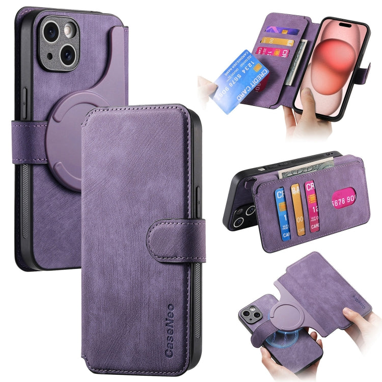 CaseNeo MagSafe RFID Anti-theft Retro Leather Phone Case