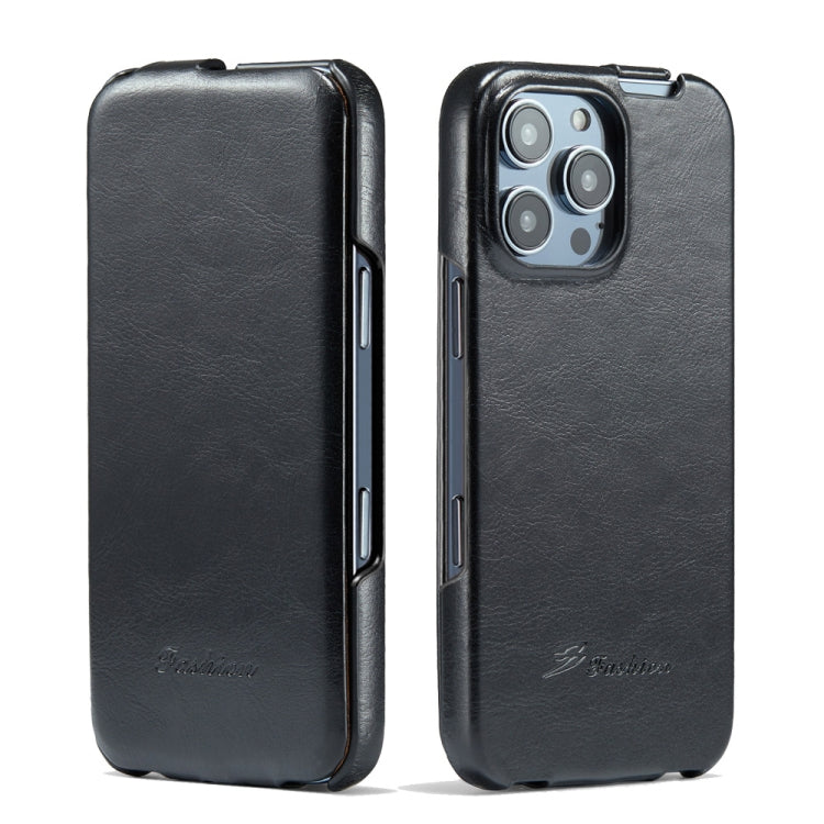 Fierre Shann 64 Texture Vertical Flip PU Leather Phone Case, For iPhone 16e, For iPhone 16 Pro Max, For iPhone 16 Pro, For iPhone 16 Plus, For iPhone 16