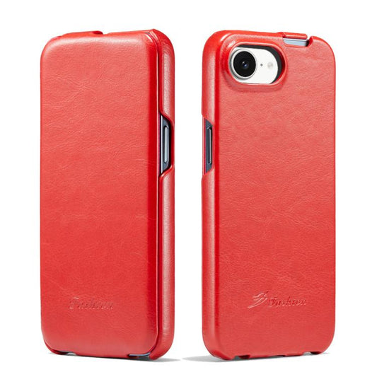 Fierre Shann 64 Texture Vertical Flip PU Leather Phone Case, For iPhone 16e, For iPhone 16 Pro Max, For iPhone 16 Pro, For iPhone 16 Plus, For iPhone 16