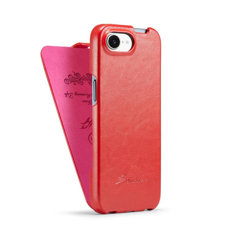 Fierre Shann 64 Texture Vertical Flip PU Leather Phone Case, For iPhone 16e, For iPhone 16 Pro Max, For iPhone 16 Pro, For iPhone 16 Plus, For iPhone 16