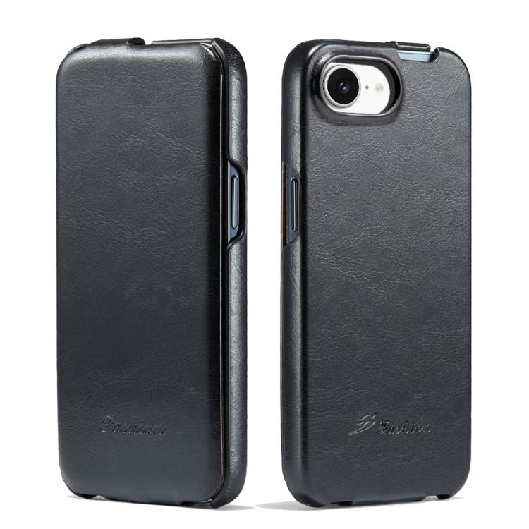 Fierre Shann 64 Texture Vertical Flip PU Leather Phone Case, For iPhone 16e, For iPhone 16 Pro Max, For iPhone 16 Pro, For iPhone 16 Plus, For iPhone 16