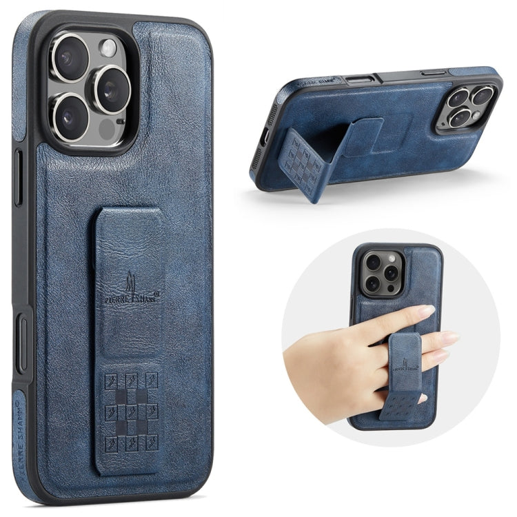 Fierre Shann Oil Wax Cow Leather Holder Back Phone Case, For iPhone 16e, For iPhone 16 Pro Max, For iPhone 16 Pro, For iPhone 16 Plus, For iPhone 16, For iPhone 15 Pro Max, For iPhone 15 Pro, For iPhone 15 Plus