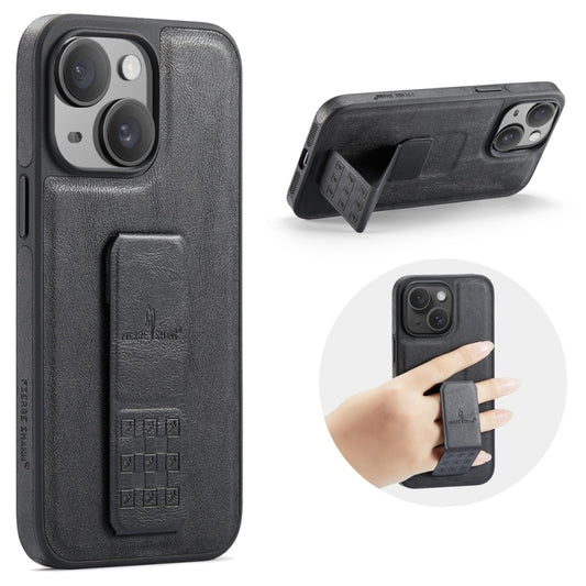 Fierre Shann Oil Wax Cow Leather Holder Back Phone Case, For iPhone 15, For iPhone 14 Plus, For iPhone 14, For iPhone 14 Pro, For iPhone 14 Pro Max, For iPhone 13 Pro Max, For iPhone 13 Pro, For iPhone 13
