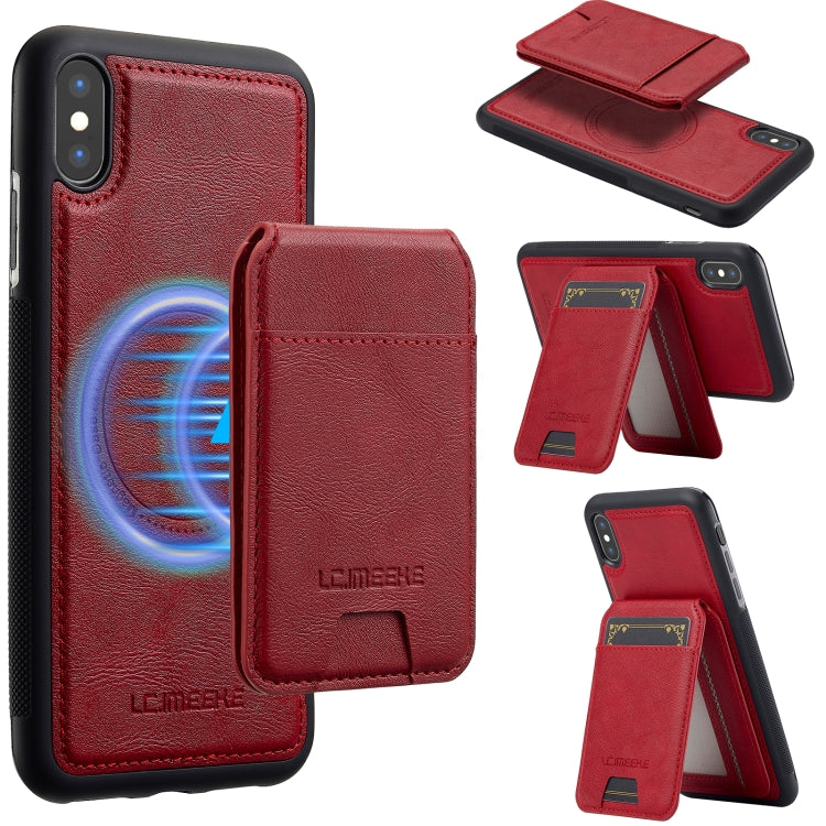 LC.IMEEKE L3 Series Detachable RFID Card Bag Magsafe Phone Case