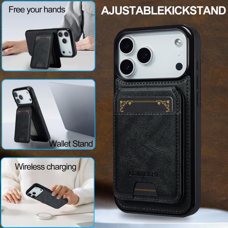 LC.IMEEKE L3 Series Detachable RFID Card Bag Magsafe Phone Case
