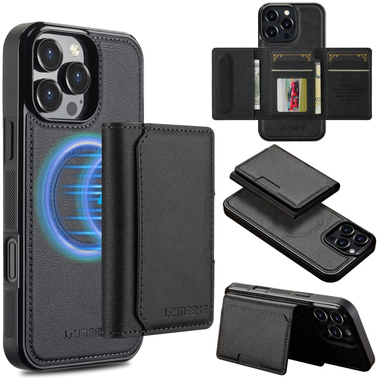 LC.IMEEKE L5 Series Detachable RFID Card Bag Magsafe Phone Case