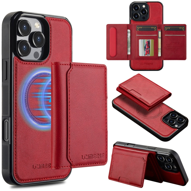 LC.IMEEKE L5 Series Detachable RFID Card Bag Magsafe Phone Case