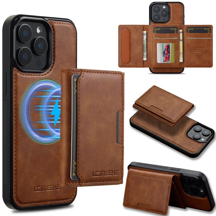 LC.IMEEKE L5 Series Detachable RFID Card Bag Magsafe Phone Case