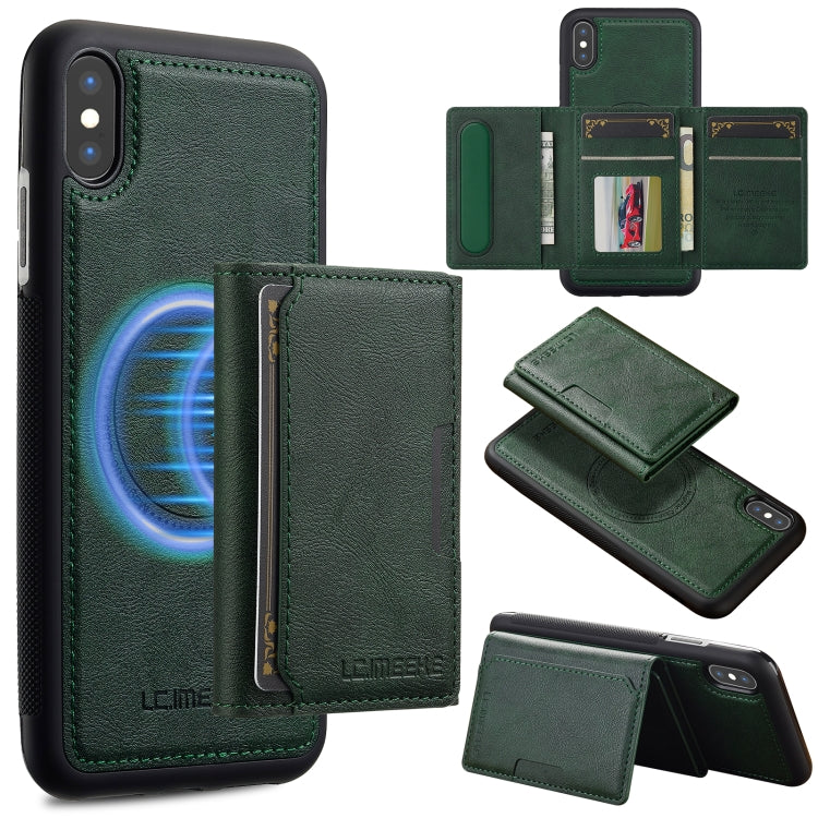 LC.IMEEKE L5 Series Detachable RFID Card Bag Magsafe Phone Case