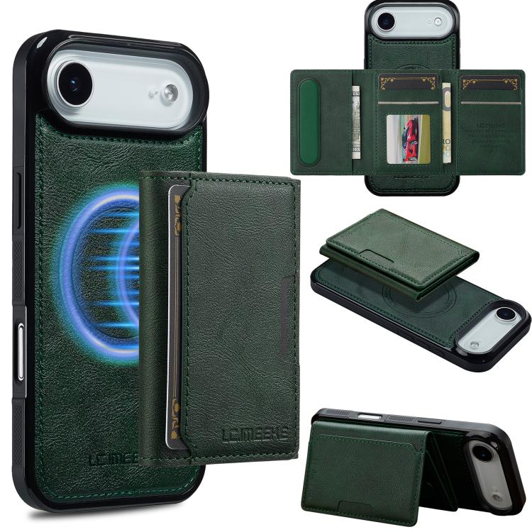 LC.IMEEKE L5 Series Detachable RFID Card Bag Magsafe Phone Case