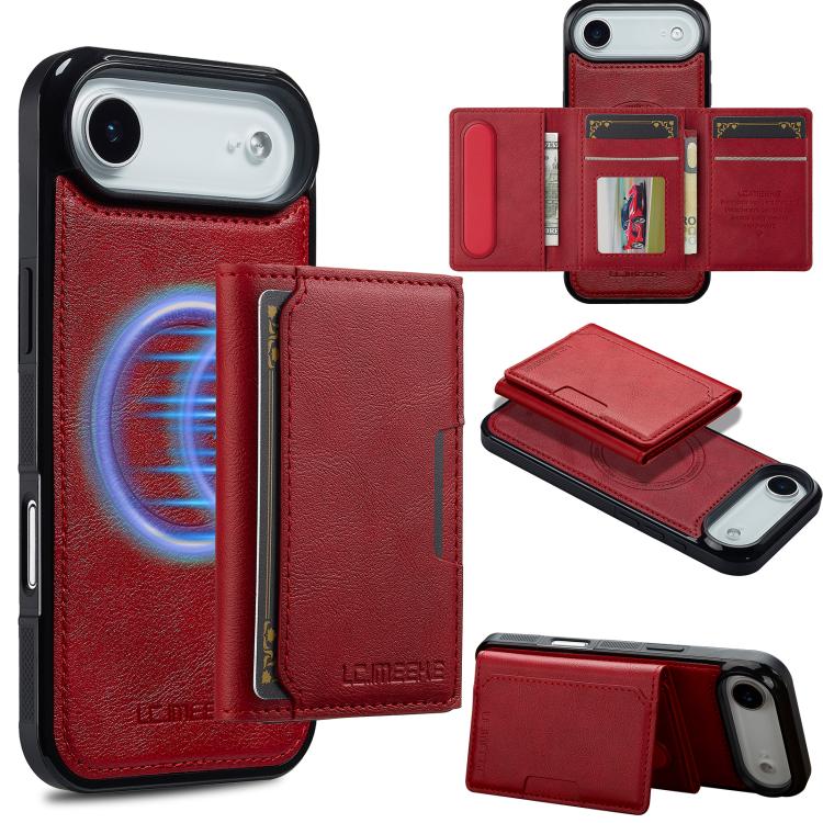 LC.IMEEKE L5 Series Detachable RFID Card Bag Magsafe Phone Case