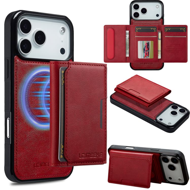 LC.IMEEKE L5 Series Detachable RFID Card Bag Magsafe Phone Case