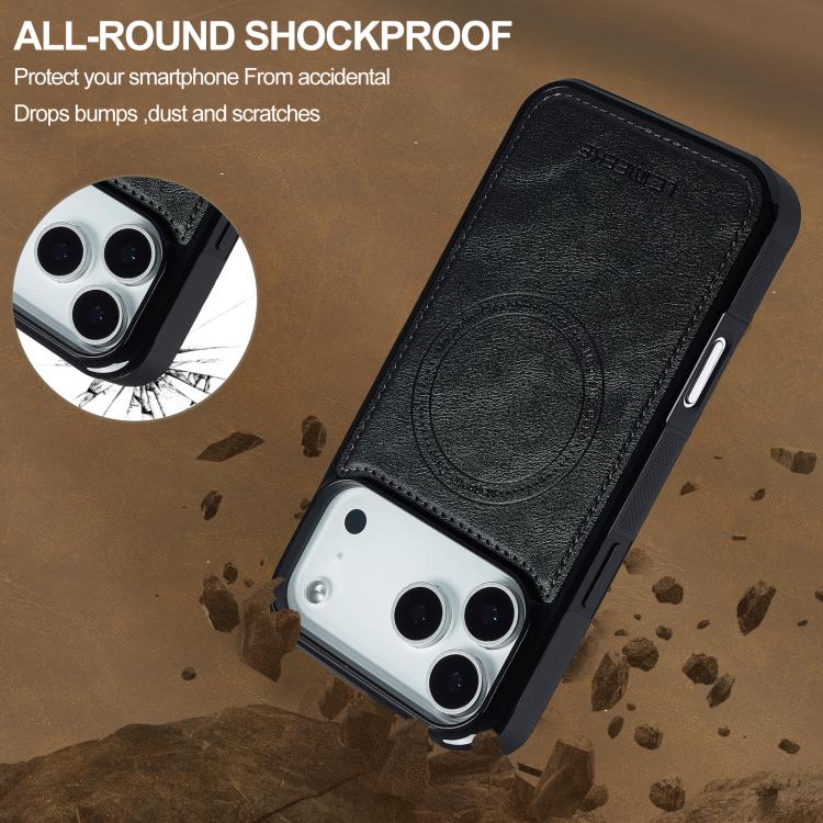 LC.IMEEKE L5 Series Detachable RFID Card Bag Magsafe Phone Case
