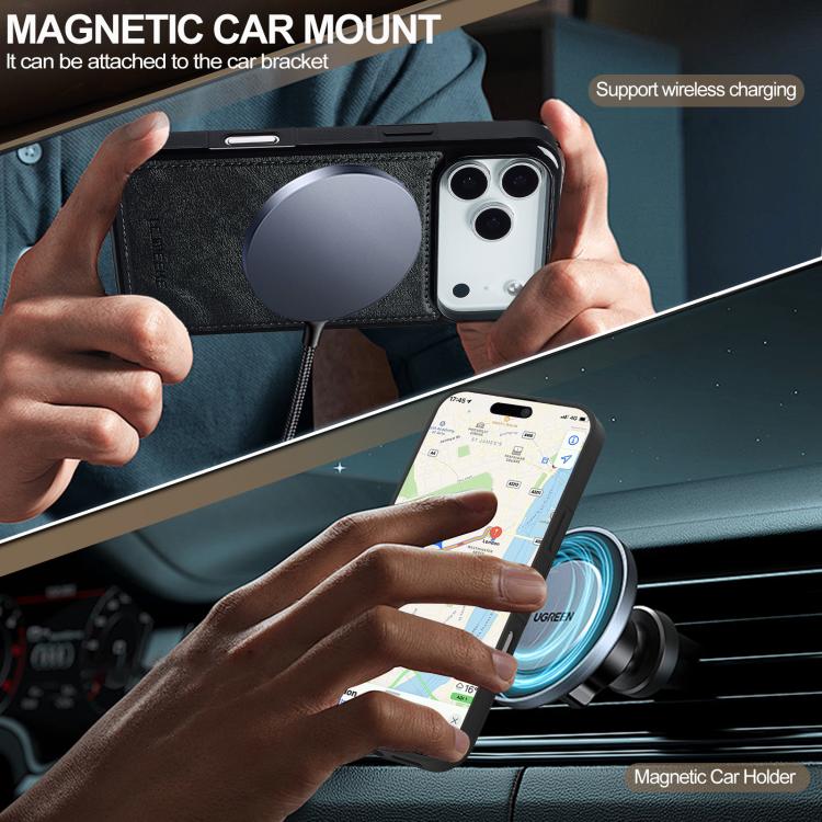 LC.IMEEKE L5 Series Detachable RFID Card Bag Magsafe Phone Case