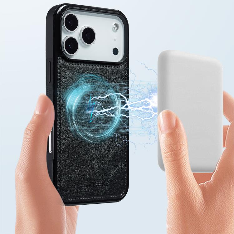 LC.IMEEKE L5 Series Detachable RFID Card Bag Magsafe Phone Case