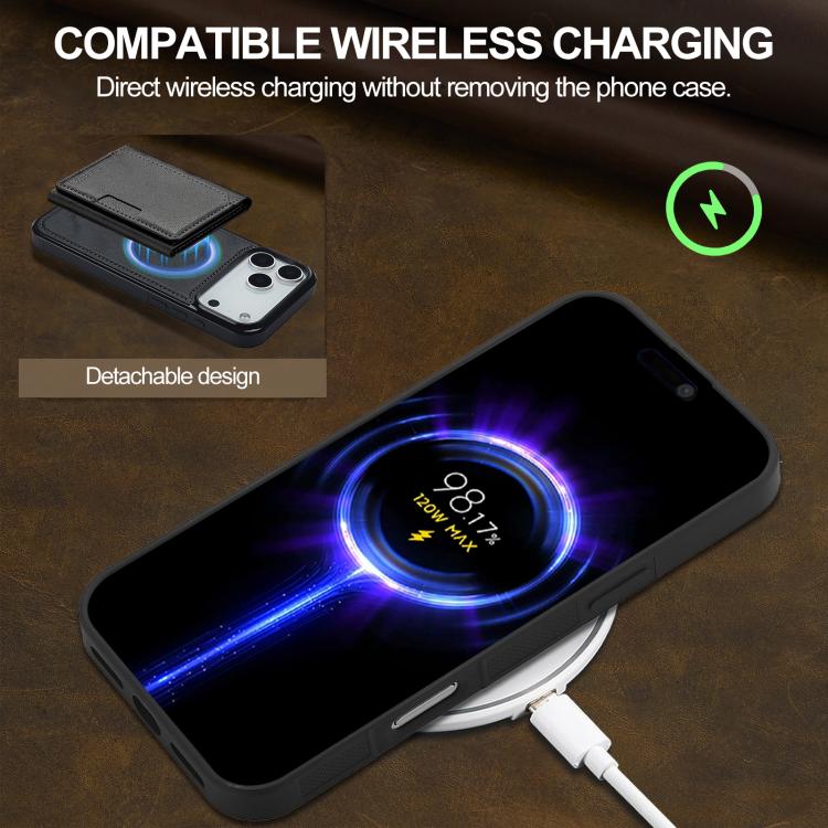 LC.IMEEKE L5 Series Detachable RFID Card Bag Magsafe Phone Case