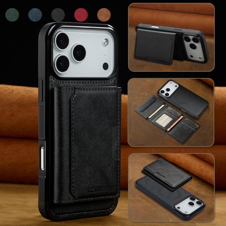 LC.IMEEKE L5 Series Detachable RFID Card Bag Magsafe Phone Case