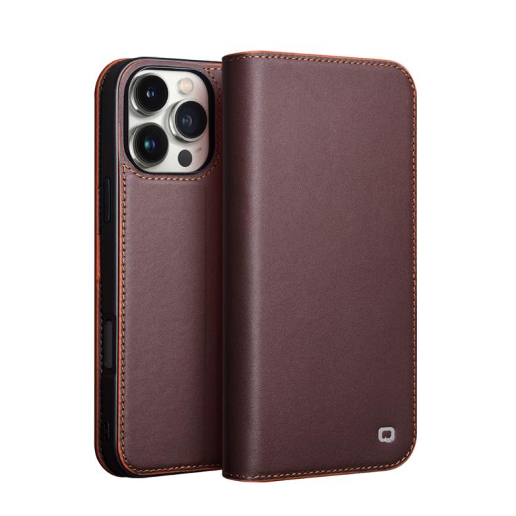 QIALINO Classic Gen2 Genuine Leather Phone Case, For iPhone 17 Pro Max, For iPhone 17 Pro, For iPhone 17, For iPhone 17 Air, For iPhone 16e, For iPhone 16 Pro Max, For iPhone 16 Pro, For iPhone 16 Plus, For iPhone 16