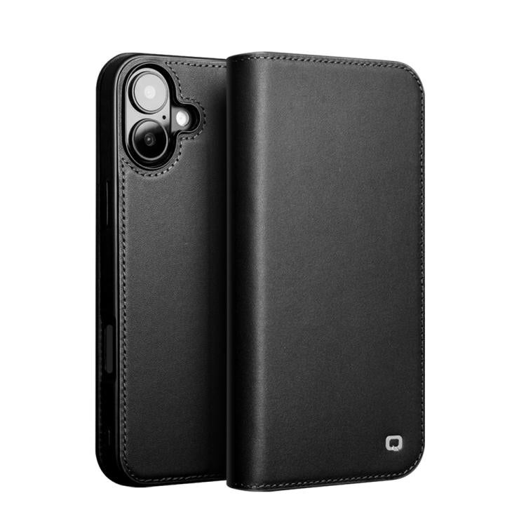 QIALINO Classic Gen2 Genuine Leather Phone Case, For iPhone 17 Pro Max, For iPhone 17 Pro, For iPhone 17, For iPhone 17 Air, For iPhone 16e, For iPhone 16 Pro Max, For iPhone 16 Pro, For iPhone 16 Plus, For iPhone 16