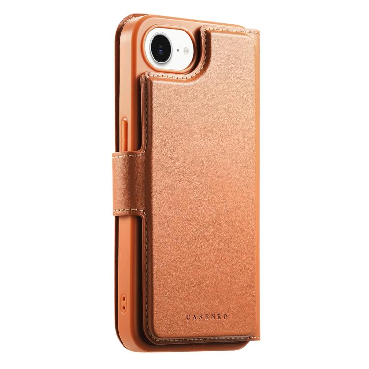 CaseNeo Finger Grip Strap MagSafe Leather Phone Case, For iPhone 16e, For iPhone 16 Pro Max, For iPhone 16 Pro, For iPhone 16 Plus, For iPhone 16, For iPhone 15 Pro Max, For iPhone 15 Pro, For iPhone 15 Plus / 14 Plus
