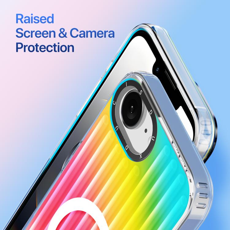 DUX DUCIS ZEST Series Colorful Gradient MagSafe Magnetic Phone Case, For iPhone 16e, For iPhone 16 Pro Max, For iPhone 16 Pro