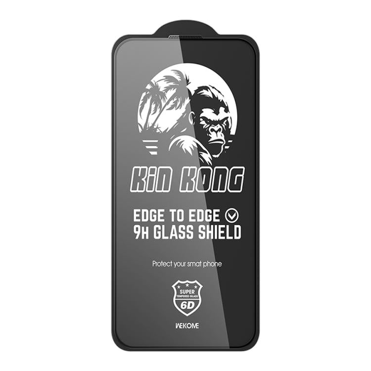 WK WTP-096 Jungle Series Kinkong 6D Curved HD Tempered Glass Film, For iPhone 15 Pro
