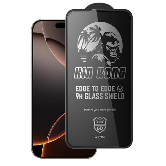 WK WTP-097 Jungle Series Kinkong 6D Curved Privacy Tempered Glass Film, For iPhone 16 Pro Max, For iPhone 16 Pro, For iPhone 16 Plus / 15 Plus, For iPhone 16 / 15, For iPhone 15 Pro Max, For iPhone 15 Pro