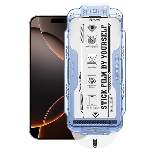 WK WTP-115 Easy Install 6D Curved Ultra-Fine Edge HD Tempered Glass Film, For iPhone 16 Pro Max, For iPhone 16 Pro, For iPhone 16 Plus / 15 Plus, For iPhone 16 / 15, For iPhone 15 Pro Max, For iPhone 15 Pro, For iPhone 13 Pro Max / 14 Plus�������������...