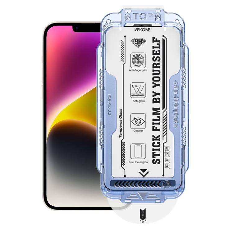 WK WTP-115 Easy Install 6D Curved Ultra-Fine Edge HD Tempered Glass Film, For iPhone 16 Pro Max, For iPhone 16 Pro, For iPhone 16 Plus / 15 Plus, For iPhone 16 / 15, For iPhone 15 Pro Max, For iPhone 15 Pro, For iPhone 13 Pro Max / 14 Plus�������������...