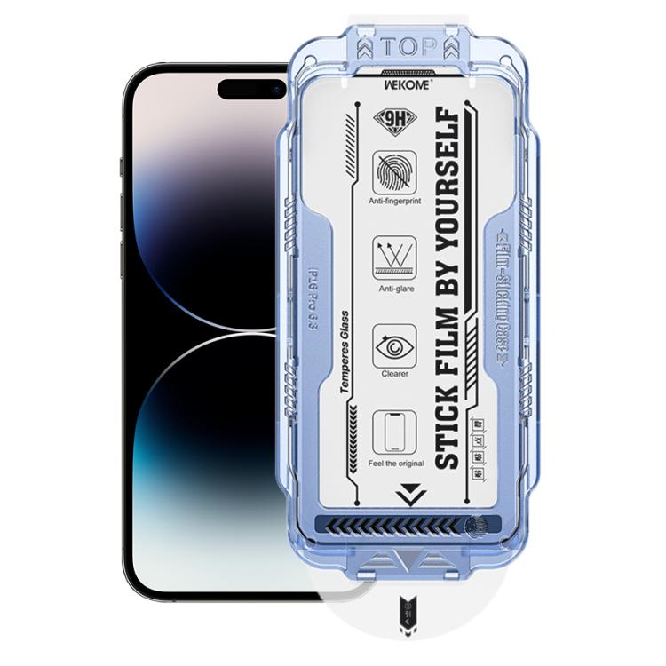 WK WTP-115 Easy Install 6D Curved Ultra-Fine Edge HD Tempered Glass Film, For iPhone 16 Pro Max, For iPhone 16 Pro, For iPhone 16 Plus / 15 Plus, For iPhone 16 / 15, For iPhone 15 Pro Max, For iPhone 15 Pro, For iPhone 13 Pro Max / 14 Plus�������������...