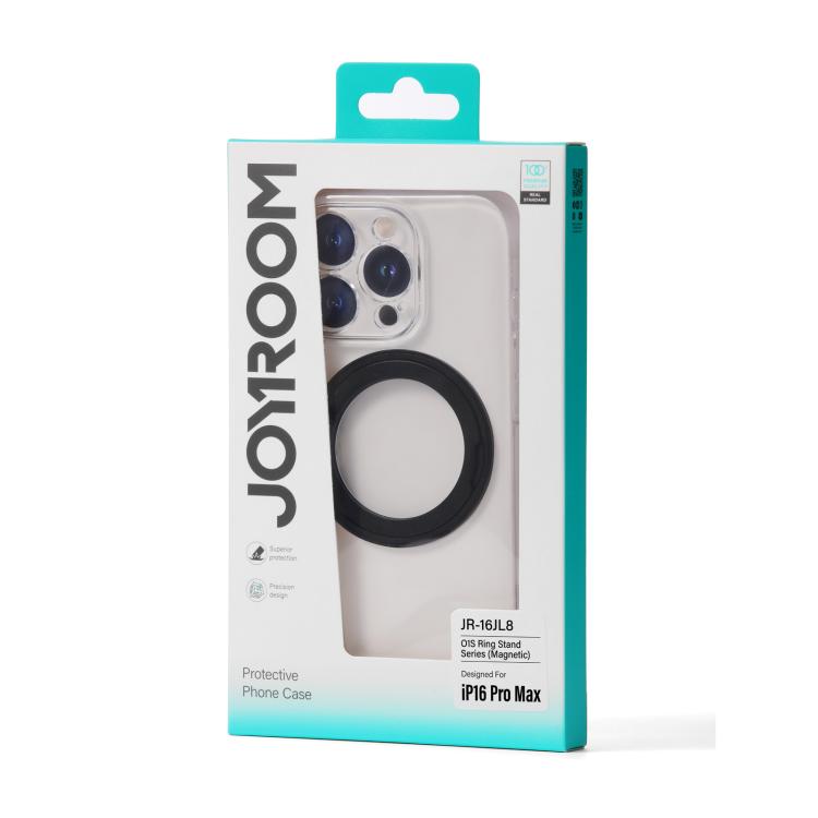 JOYROOM JR-16JL6 Ultra-Thin Magnetic Phone Case with 360 Rotatable Ring, For iPhone 16 Pro Max, For iPhone 16 Pro
