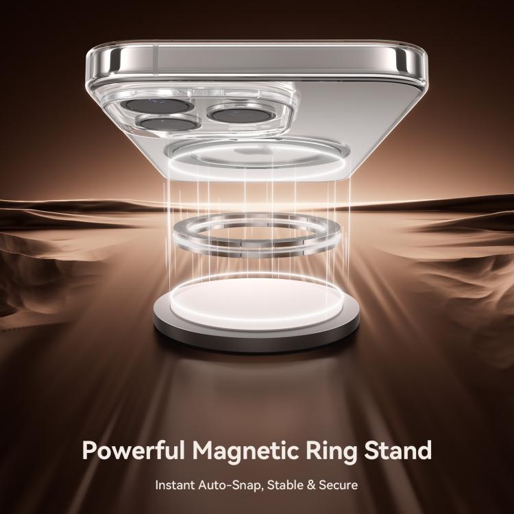 JOYROOM JR-16JL6 Ultra-Thin Magnetic Phone Case with 360 Rotatable Ring, For iPhone 16 Pro Max, For iPhone 16 Pro